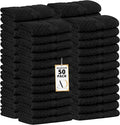 Ample Decor 100% Cotton Washcloths Set of 50 by AmpleDecor