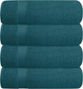 BELZZI Home Ultra Soft 4 Pack Oversized Bath Towel Set 27x54, Cotton Compact by Unknown