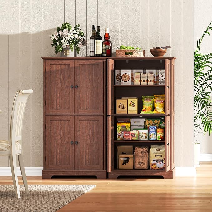 ChooChoo Bathroom Floor Cabinet, Farmhouse Bathroom Storage Cabinet - Image 5