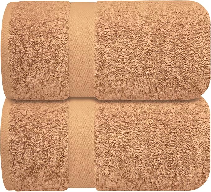 Infinitee Xclusives– Luxury Bath Sheets Towels – 2 Pack 600 GSM– 100% Ring Spun - Image 7
