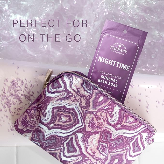 Village Naturals Therapy Nighttime Concentrated Mineral Bath Soak, Lavender - Image 4