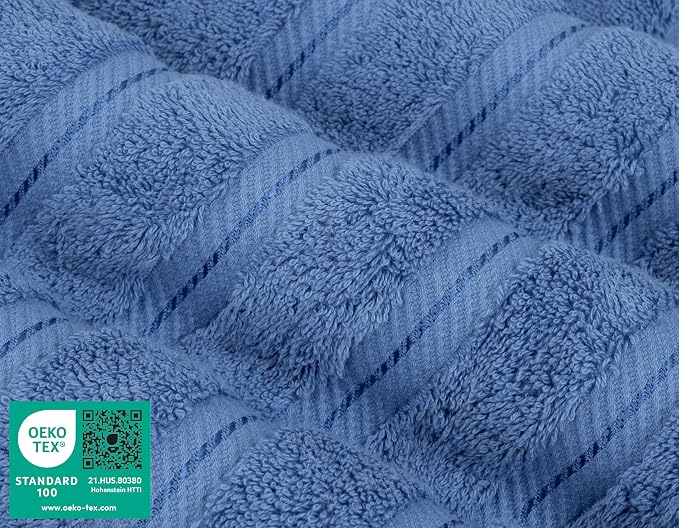American Soft Linen Luxury 4 Piece Bath Towel Set, 600 GSM 100% Cotton Turkish - Image 4