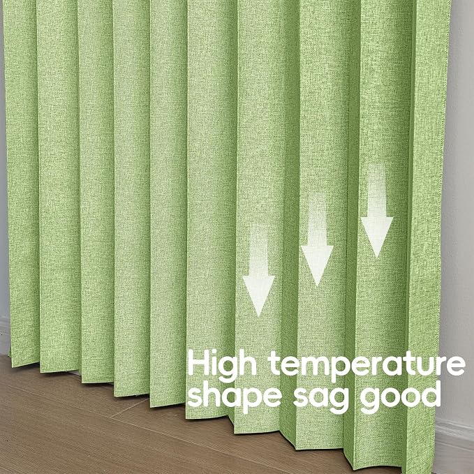 Accordian Door Curtain, 100% Blackout Folding Magnetic Doorway Curtains - Image 7