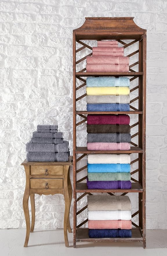 SALBAKOS 100% Turkish Cotton 6-Piece Towel Set | Heirloom Quality Hotel & Spa - Image 6
