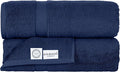 SALBAKOS 100% Turkish Cotton Extra Large Bath Sheet Set of 2 35x70 inch | by SALBAKOS