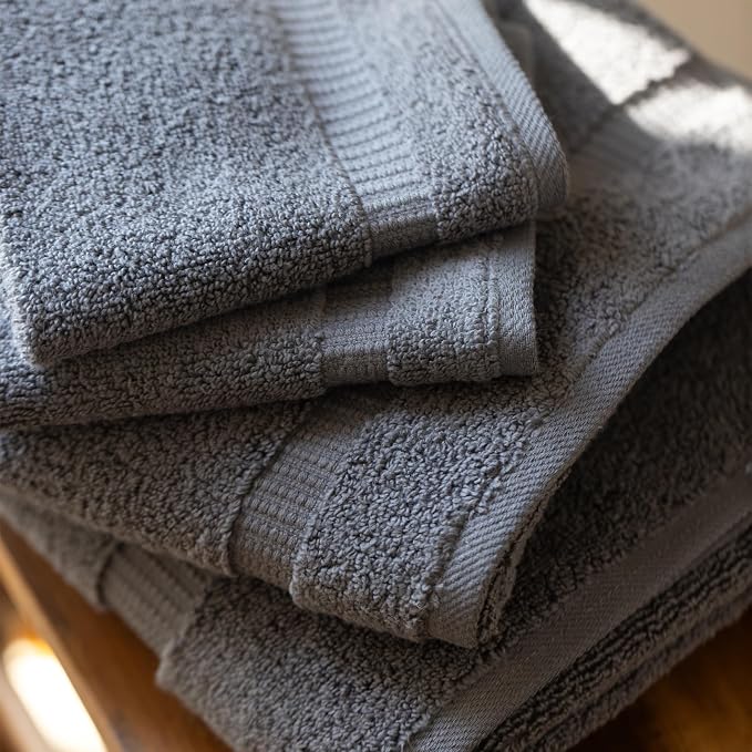 SALBAKOS 100% Turkish Cotton 6-Piece Towel Set | Heirloom Quality Hotel & Spa - Image 3