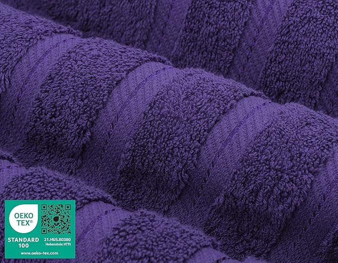 American Soft Linen Luxury 4 Piece Bath Towel Set, 600 GSM 100% Cotton Turkish - Image 4