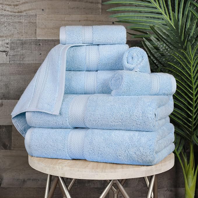 BLUENILEMILLS Madison Egyptian Cotton Towels, Towel Set by Blue+Nile+Mills