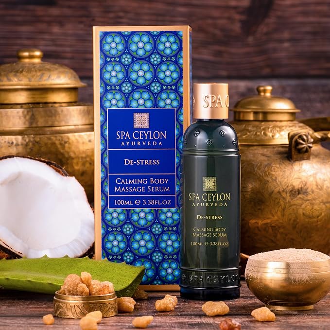 SPA CEYLON DE-Stress Calming Body Massage Serum | Organic and Natural Massage - Image 4