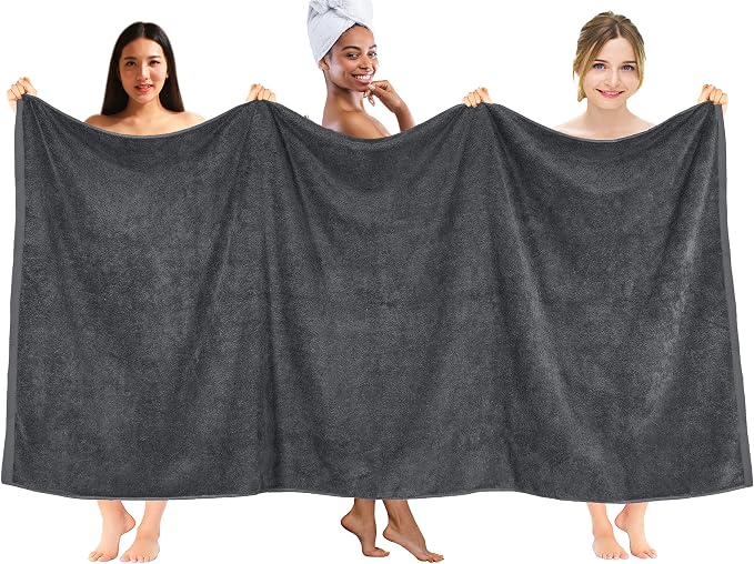 DAN RIVER Pack of 1 Bath Sheet 40x80 Inches, Extra Large Bath Towels Oversized - Image 4