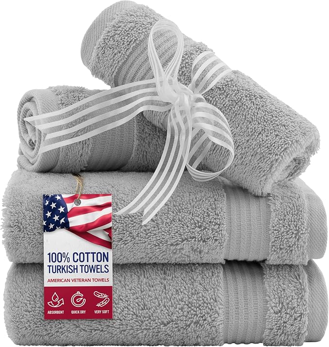 American Veteran Towel, 100% Cotton Turkish Washcloths by American+Veteran+Towel