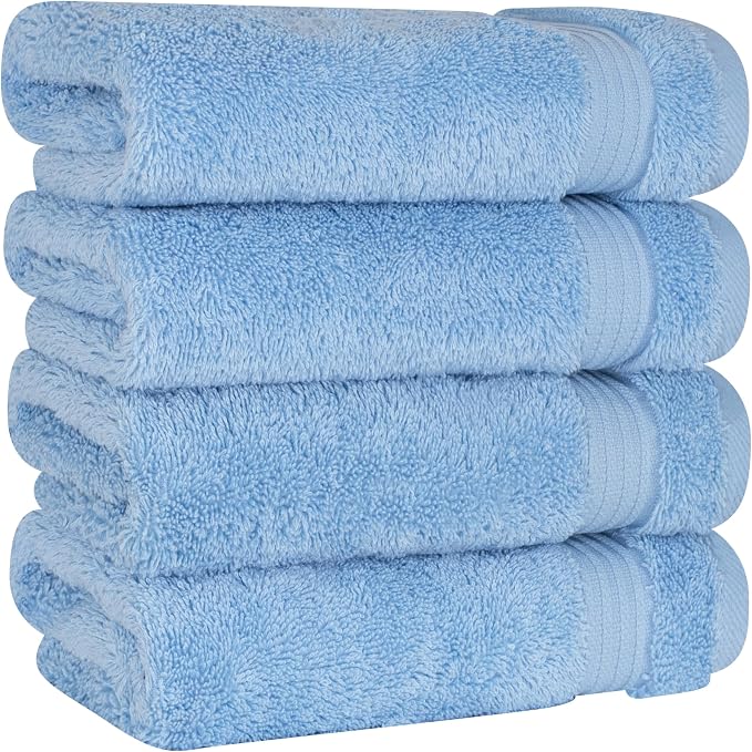 Cotton Paradise Hand Towels for Bathroom, 100% Cotton Turkish 4 Piece Hand - Image 6