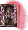 AFRIKI African Net Sponge – Exfoliating Body Scrubber, All Skin Types | 45 in by AFRIKI