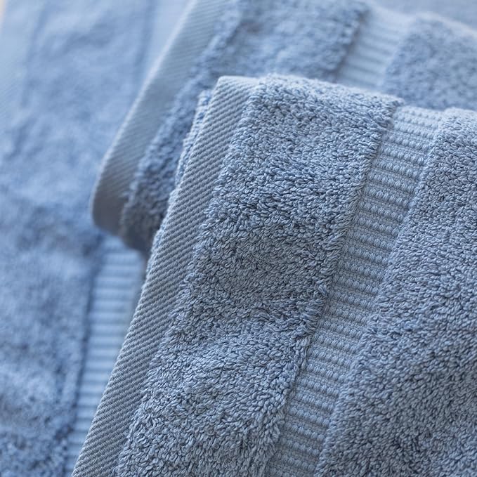 SALBAKOS 100% Turkish Cotton Hand Towel Set of 6 16x30 inch | Heirloom Quality - Image 3