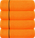 MyOwn Ultra Soft 4 Pack Oversized Bath Towel Set 27x54 inches, 100% Cotton Bath by Unknown