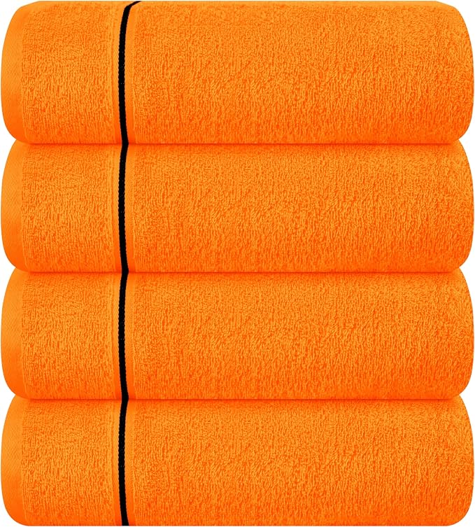 MyOwn Ultra Soft 4 Pack Oversized Bath Towel Set 27x54 inches, 100% Cotton Bath by Unknown