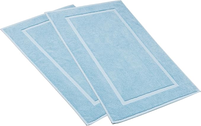 HILLFAIR-900 GSM-100% Ringspun Cotton Floor Towels mat- Hotel-Spa Tub-Shower by HILLFAIR