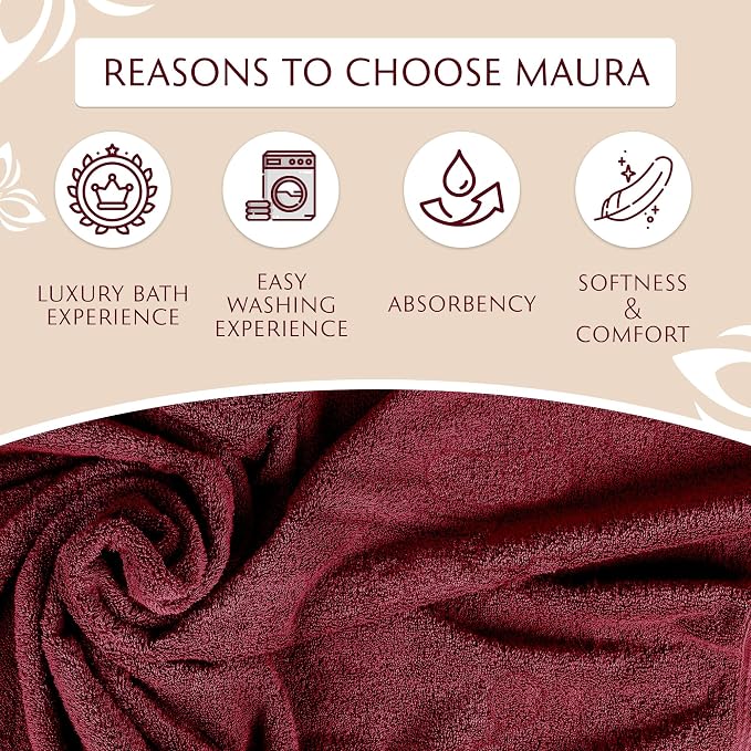 MAURA 6-Pack Premium Turkish Washcloth Set - Image 4
