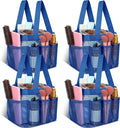 Hillban 4 Pcs Mesh Shower Caddy Portable Large Quick Dry Shower Caddy Basket by Hillban