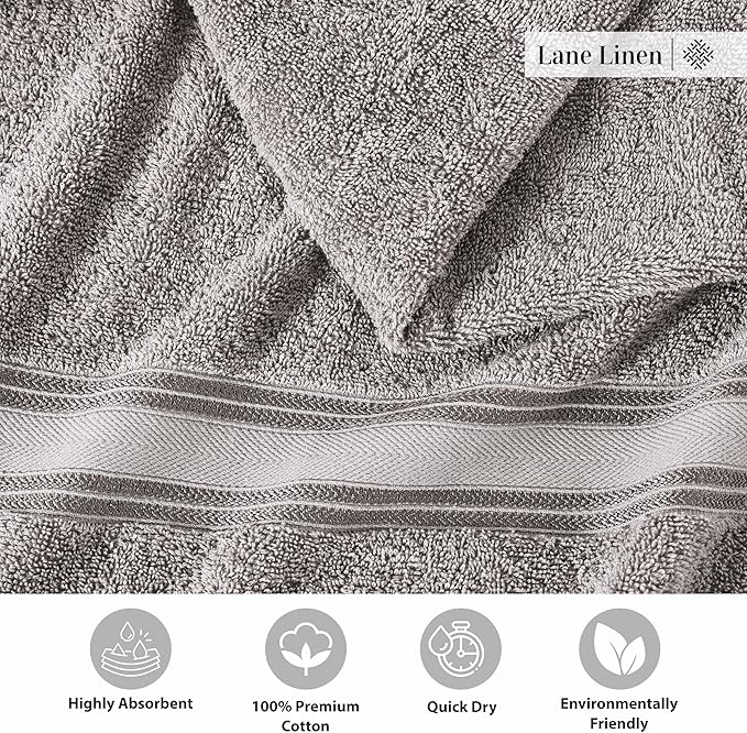LANE LINEN Luxury Bath Towels Set - Image 7