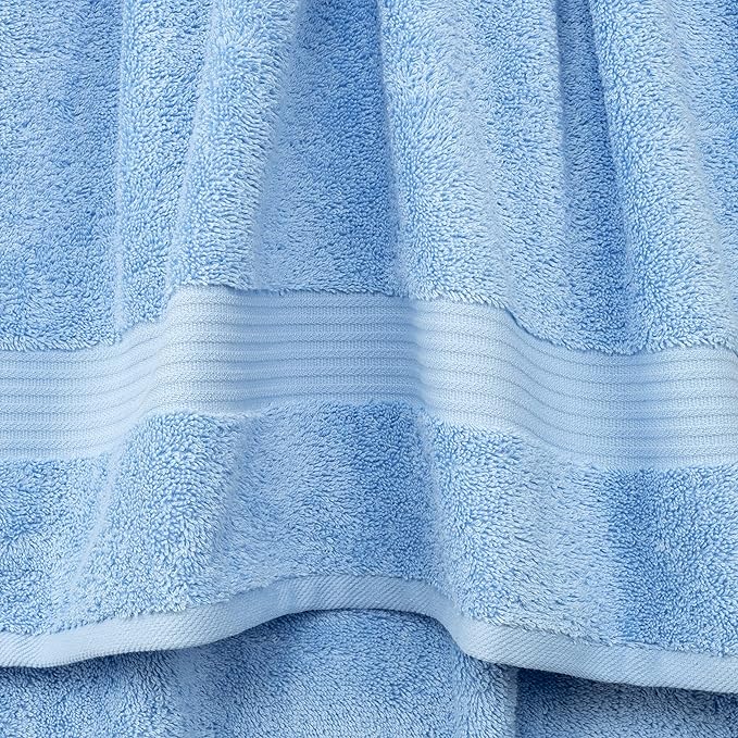 Cotton Paradise 6 Piece Towel Set 100% Cotton Soft Absorbent Turkish Towels - Image 4