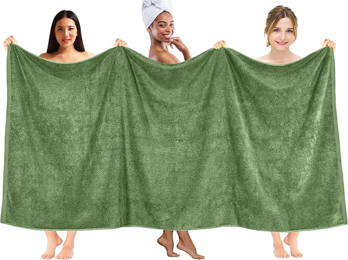 DAN RIVER Pack of 1 Bath Sheet 40x80 Inches, Extra Large Quick Dry Bath Towels - Image 2