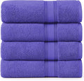 LANE LINEN 100% Cotton 4 Pack Bath Towels Set by LaneLinen