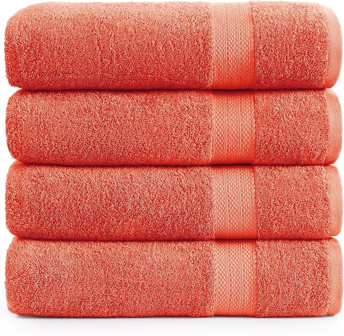 LANE LINEN 100% Ring Spun Cotton Bath Towels by LaneLinen