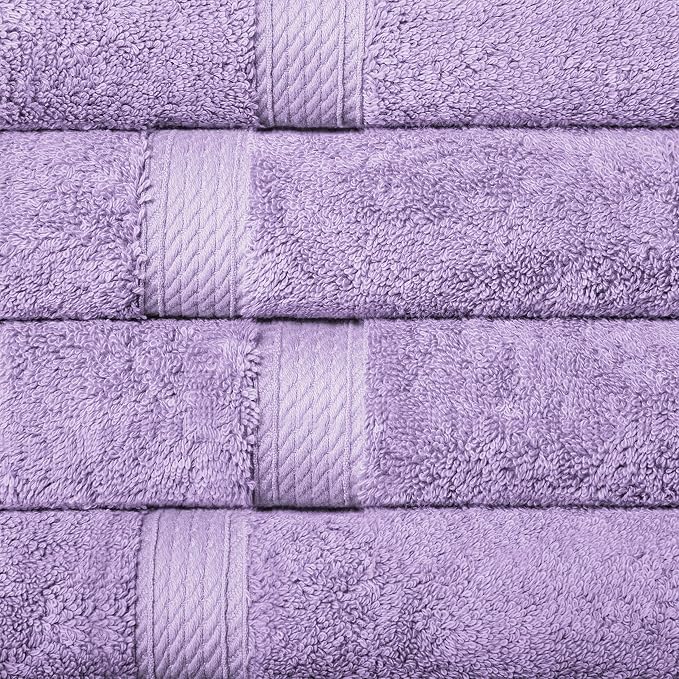 BLUENILEMILLS BNM Egyptian Cotton 4-Piece Towel Set, Includes 4 Hand Towels - Image 5