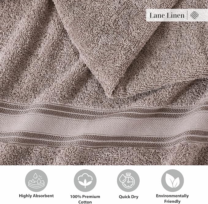 LANE LINEN Large Bath Towels - Image 6