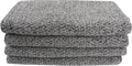 Everplush Diamond Jacquard Bath Sheet 2 Pack in Grey by Everplush