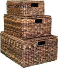 BIRDROCK HOME Abaca Nesting Baskets Set of 3 by BIRDROCKHOME