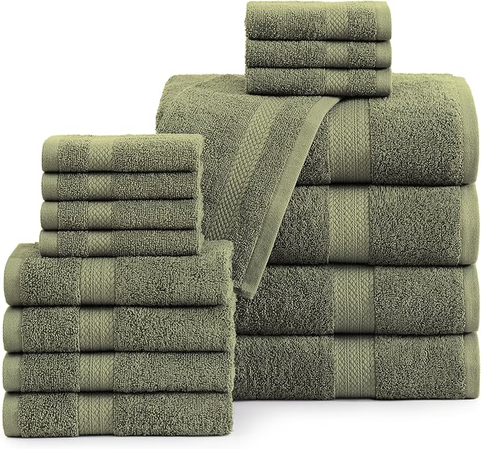 Lane Linen 100% Cotton Luxury Bath Towel Set by LaneLinen