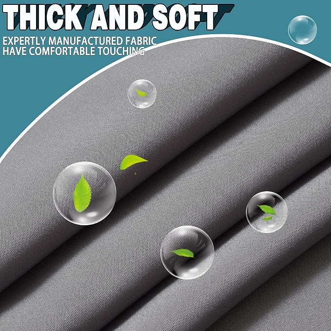 Conbo Mio Extra Long No Hook Shower Curtain - Image 5