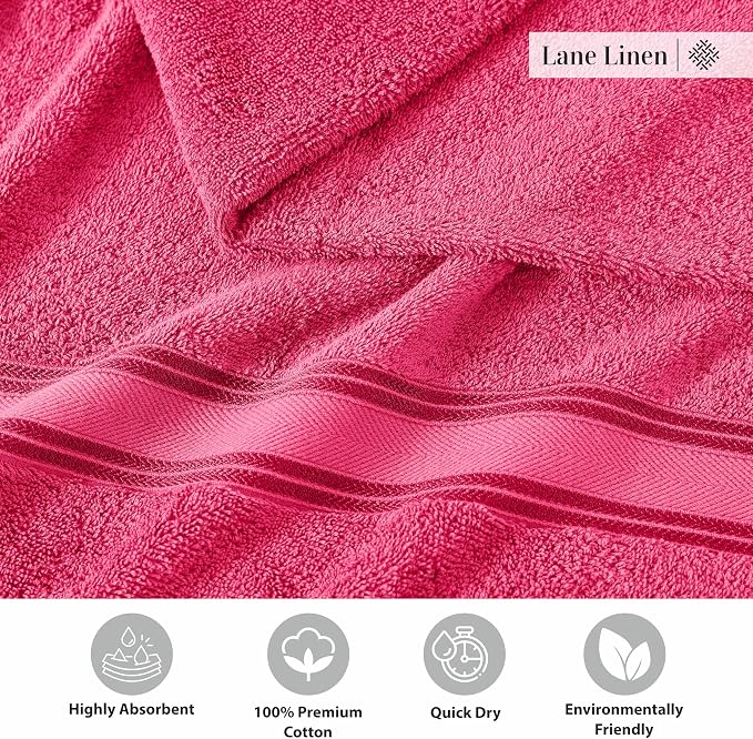 LANE LINEN Luxury Bath Towels Set - Image 5