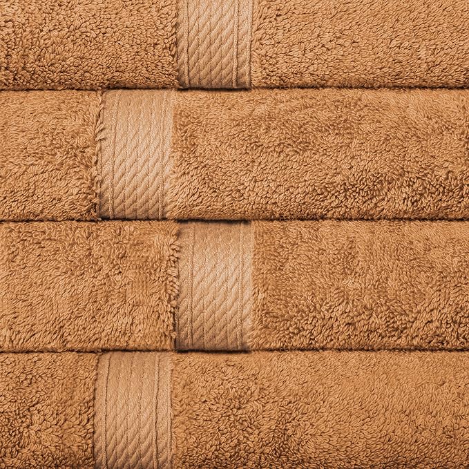 Superior Egyptian Cotton Pile 10 Piece Towel Set, Includes 2 Bath, 4 Hand - Image 8