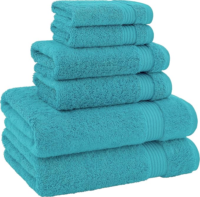 American Veteran Towel, 100% Cotton Turkish 6 Piece Towel Set Luxury Towels Set - Image 5