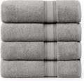 LANE LINEN 100% Cotton Bath Towels Set of 4 by LaneLinen