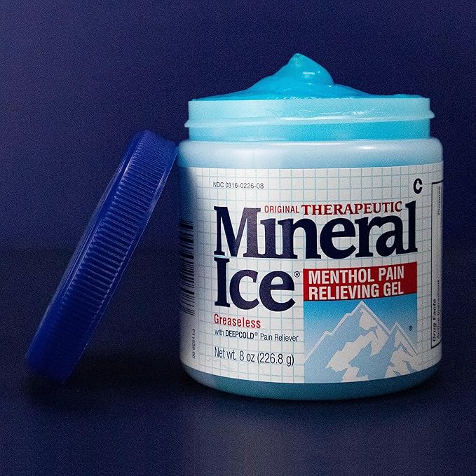 Mineral Ice Therapeutic Pain Relieving Gel, 8 Ounce - Image 2