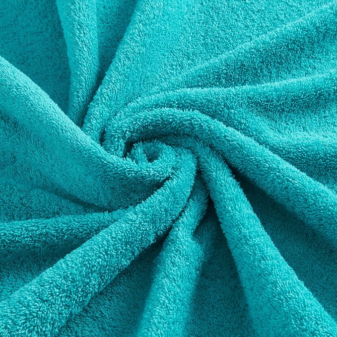 Premium 6 Piece Towel Set, 2 Bath Towel, 2 Hand Towels, 2 Washcloths, 100% - Image 7