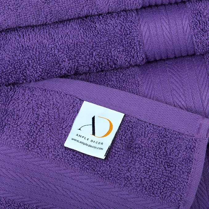 Ample Decor Bath Towel Sets 30 X 54 Inch Soft and Absorbent 100% Cotton 600 GSM - Image 4