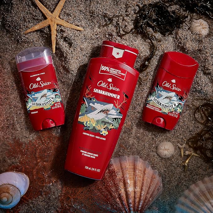 Old Spice Cleansing Body Wash for Men, 3X Defense, 24/7 Shower Fresh - Image 5