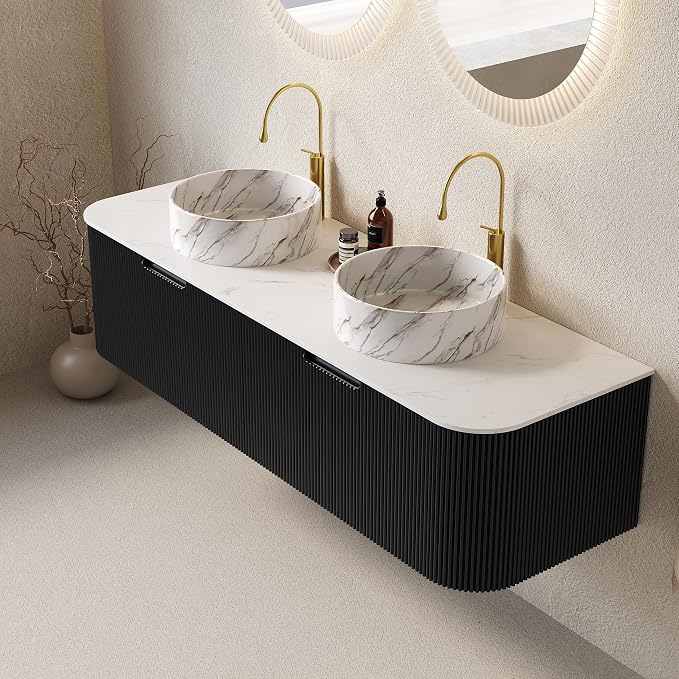 Ambrovina 60" Floating Bathroom Vanity - Image 6
