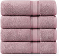 LANE LINEN 100% Cotton Large Bath Towels Set of 4 by LaneLinen