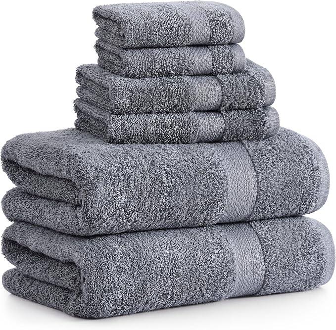 Lane Linen 100% Cotton Luxury Bathroom Towel Set by LaneLinen