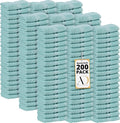 Ample Decor 100% Cotton Washcloths Set of 200 12 X 12 Inch by AmpleDecor