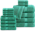 LANE LINEN 100% Ring Spun Cotton Premium Bath Towel Set, 8 Washcloths, 6 Hand by LaneLinen