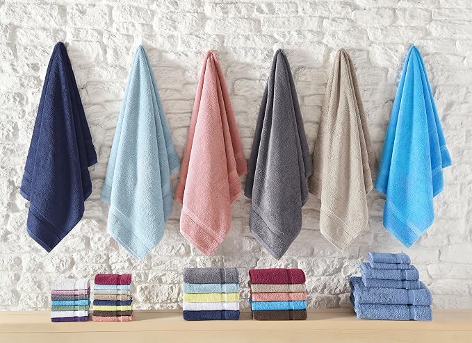 SALBAKOS 100% Turkish Cotton 6-Piece Towel Set | Heirloom Quality Hotel & Spa - Image 2