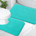 OLANLY Bathroom Rugs Sets 2 Piece, Soft Absorbent Chenille Bath Mats and by OLANLY