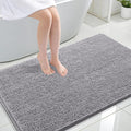 OLANLY Bathroom Rugs 47x32, Extra Soft Absorbent Chenille Bath Rugs, Rubber by OLANLY